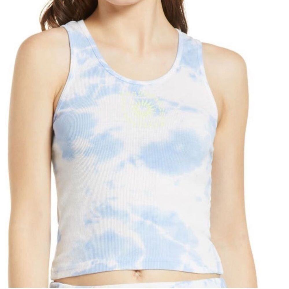 Daydreamer LA Eye Tank Blue Tie Dye Size L